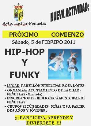 curso de hip-hop en Peñuelas (Granada) 2011