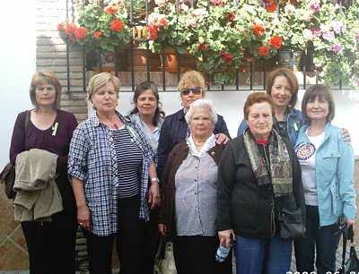 mujeres de Láchar y Peñuelas en convivencia con las de Nigüelas el 8-5-2010